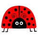 sticker muraux coccinelle decoration