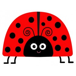 sticker muraux coccinelle decoration