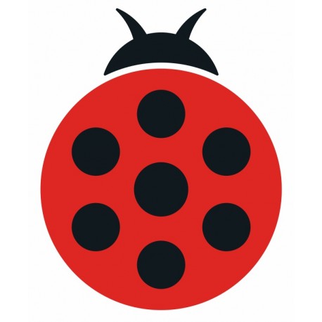 sticker muraux coccinelle deco