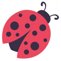 sticker muraux coccinelle design