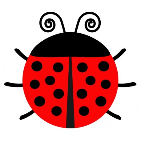sticker muraux coccinelle pas cher