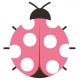 stickers coccinelle muraux