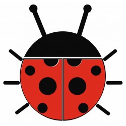 stickers mural coccinelle chambre