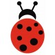 stickers mural coccinelle decoratif