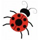 stickers mural coccinelle pas cher