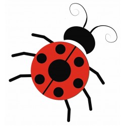 stickers mural coccinelle pas cher