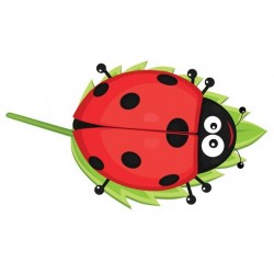 stickers muraux coccinelle