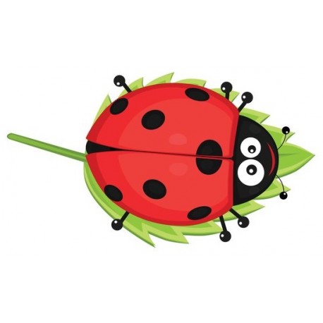 stickers muraux coccinelle