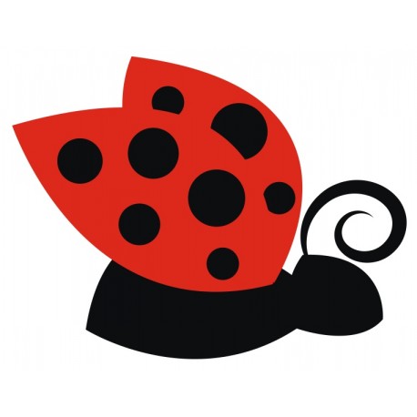 stickers muraux coccinelle geant