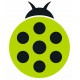 stickers muraux coccinelle verte