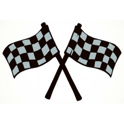 autcollants drapeaux damier