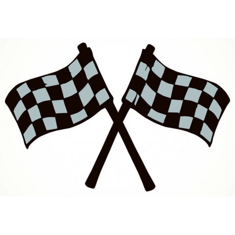 autcollants drapeaux damier