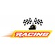 autocollant racing titre f1