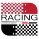 sticker damier racing