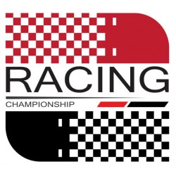sticker damier racing