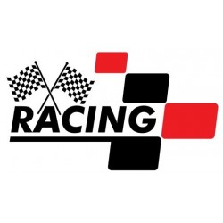 stickers damier course racing deco