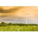 autocollant mural eolienne deco