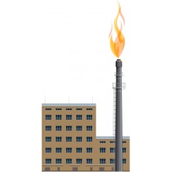 autocollant muraux usine gaz