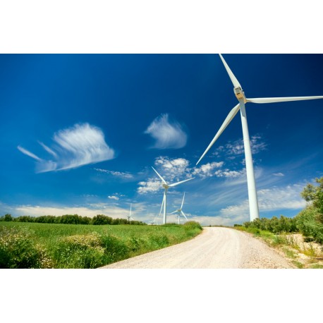 stickers mural eolienne pas cher