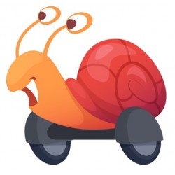 autocollant escargot roues