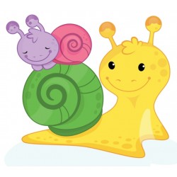 autocollants escargot