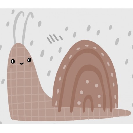 autocollants escargot pluie chambre