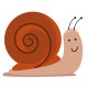 autocollants escargot rigolo decoratif