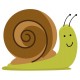 autocollants escargot rigolo pas cher