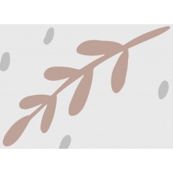 autocollants feuille pluie dessin