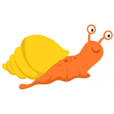 autocollants muraux escargot