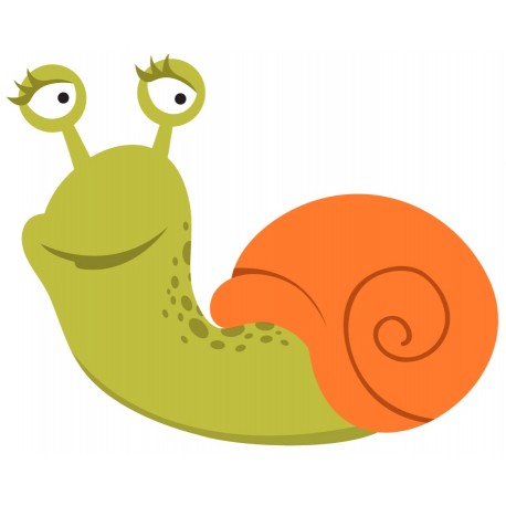 sticker escargot rigolo