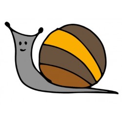 stickers escargot dessin design