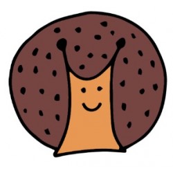 stickers escargot mural