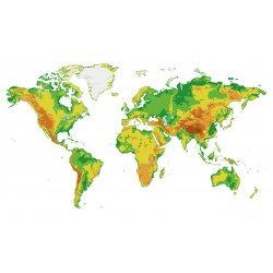 stickers carte du monde