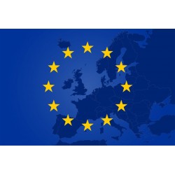 autocollant mural europe drapeau planisfere