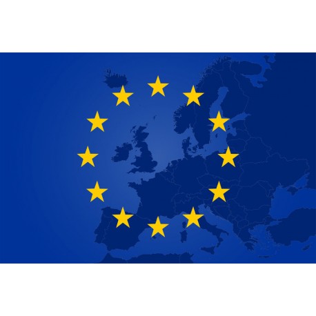 autocollant mural europe drapeau planisfere