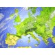 sticker mural europe carte deco