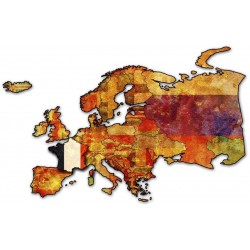 stickers muraux europe carte geant