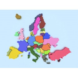 stickers muraux europe planisfere deco