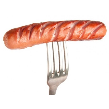 stickers saucisse fourchettes
