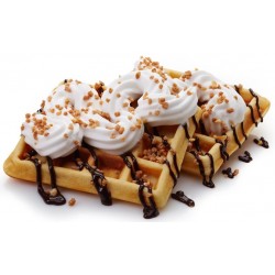 stickers gauffre chantilli chocolat