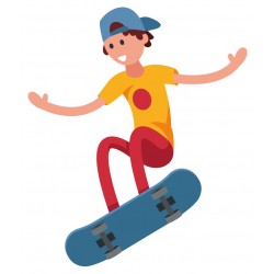 autocollant skate