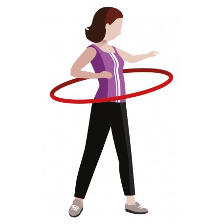 autocollants mural sport cerceau