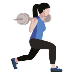 autocollants mural sport muscu