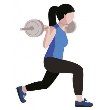 autocollants mural sport muscu