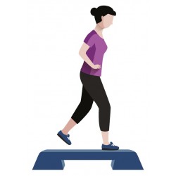 autocollants mural sport step