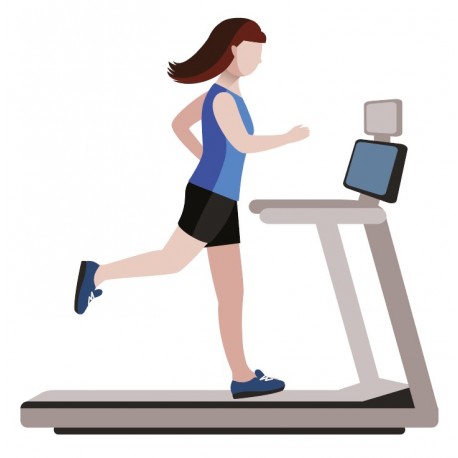 autocollants mural sport tapis de course