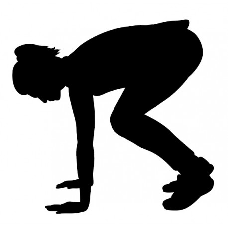 sticker mural sport fitness