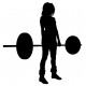 stickers mural sport musculation