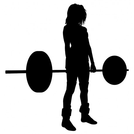 stickers mural sport musculation